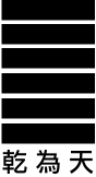 第1卦:乾 乾为天 乾上乾下