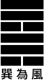 第57卦：巽 巽为风 巽上巽下
